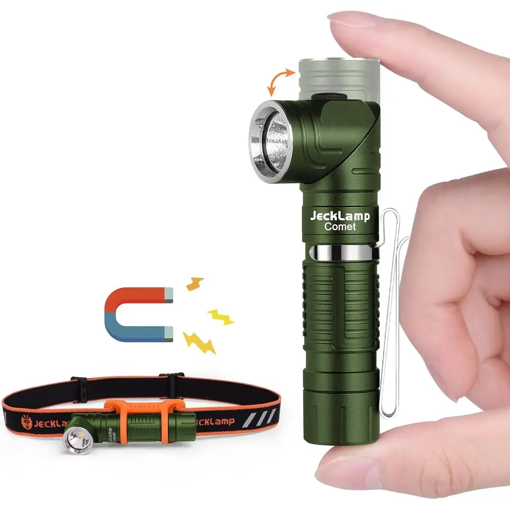 90 Degree EDC Flashlight, 1200 Lumens Magnetic Flashlight with Clip, 6 Modes Rechargeable LED Lamp, Tactical or Camping (Battery
90 Degree EDC Flashlight, 1200 Lumens Magnetic Flashlight with Clip, 6 Modes Rechargeable LED Lamp, Tactical or Camping (Battery
