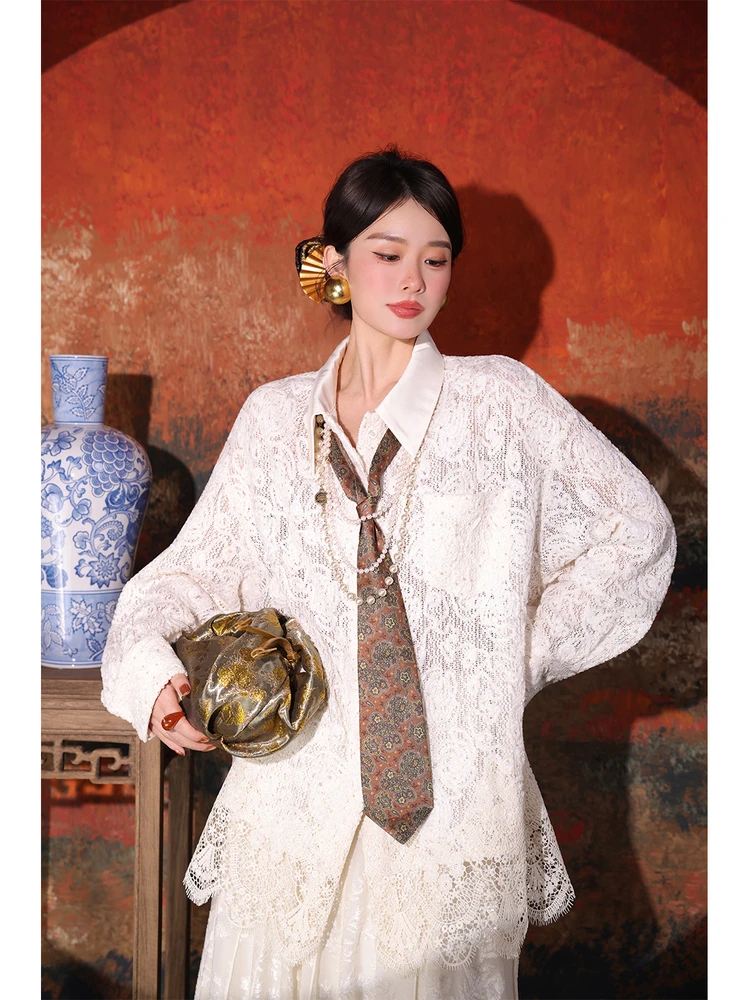 New Chinese Sle Lace irt Women's Inner Wear Layering Autumn Winter White irt Dangdang Somes Tnt Girlfriend
New Chinese Sle Lace irt Women's Inner Wear Layering Autumn Winter White irt Dangdang Somes Tnt Girlfriend