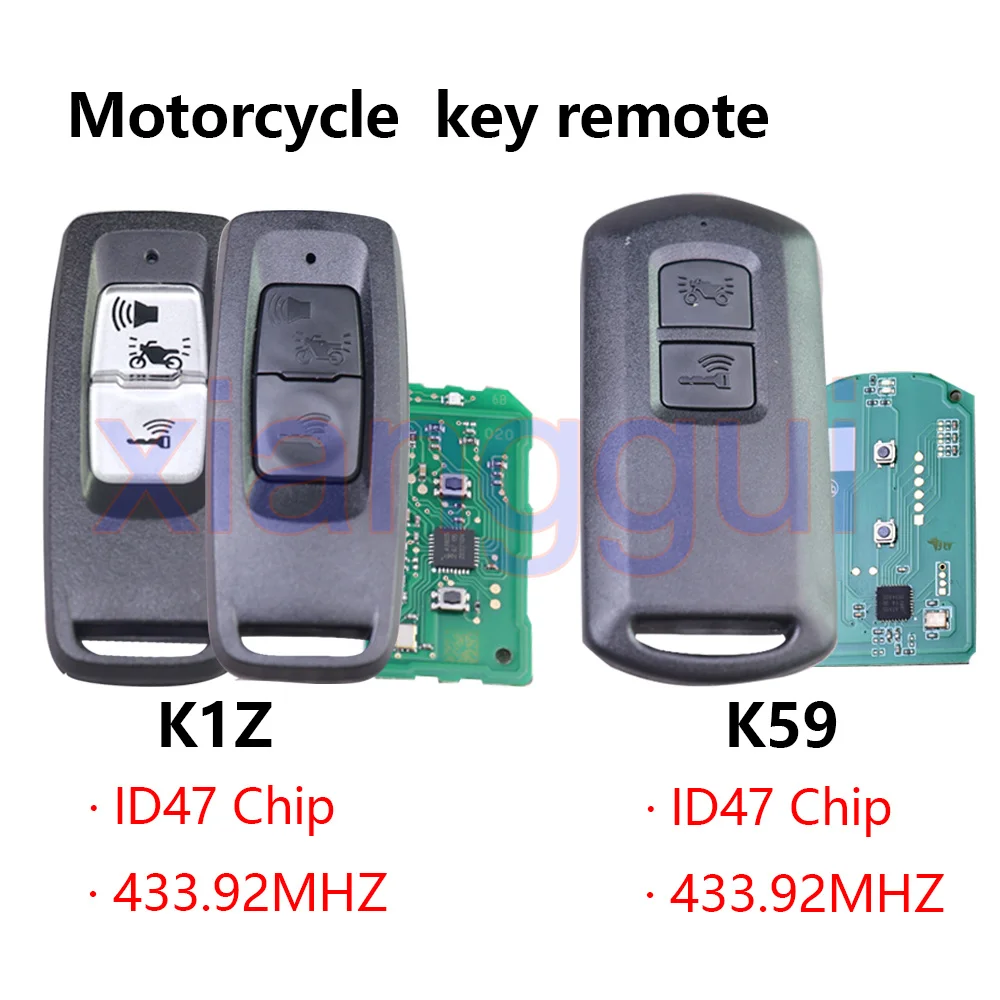 ID47chip 433mhz Smart Remote Car Key Fob Housing Key Case Shell for HONDA Click 150I Vario 150 K12 K59 PCX160 PCX125 Forza 2021+
ID47chip 433mhz Smart Remote Car Key Fob Housing Key Case Shell for HONDA Click 150I Vario 150 K12 K59 PCX160 PCX125 Forza 2021+
