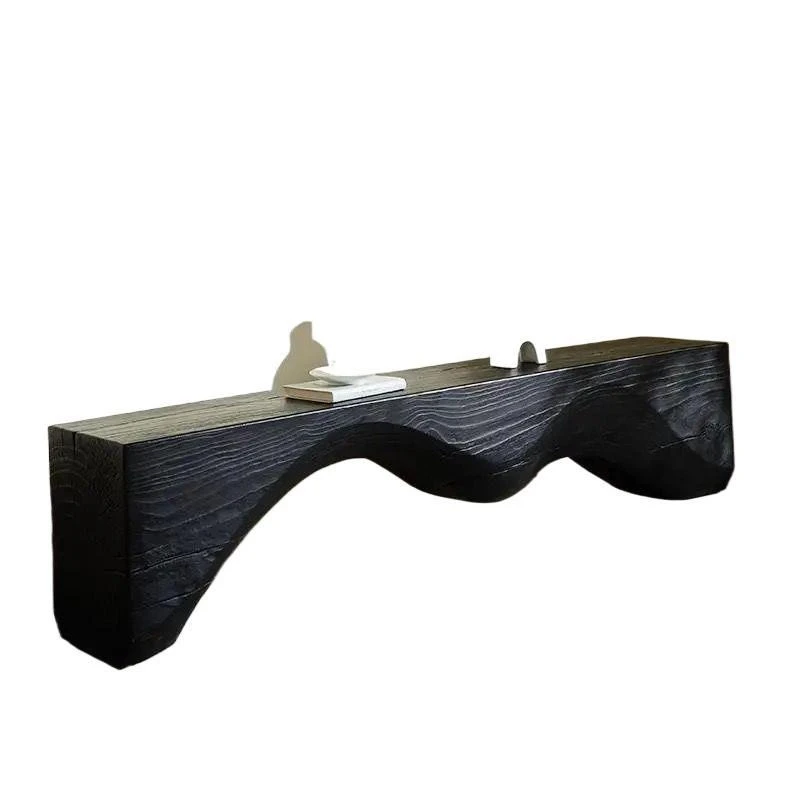 Black B & B retro wooden pier clothing store shoe change stool log ornament
Black B & B retro wooden pier clothing store shoe change stool log ornament