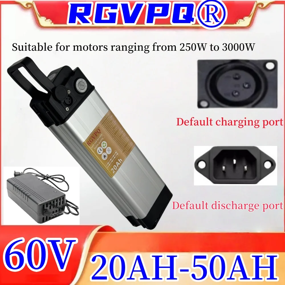 Air fast transportation,60V50AH,18650 high-capacity lithium battery pack,Suitable for Silver Fish motors below 3000W
Air fast transportation,60V50AH,18650 high-capacity lithium battery pack,Suitable for Silver Fish motors below 3000W