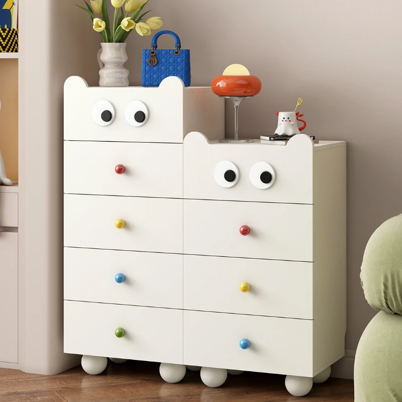 Cream Style Children's Room Small Chest of Drawers Bedroom Toy Storage Cabinet
Cream Style Children's Room Small Chest of Drawers Bedroom Toy Storage Cabinet
