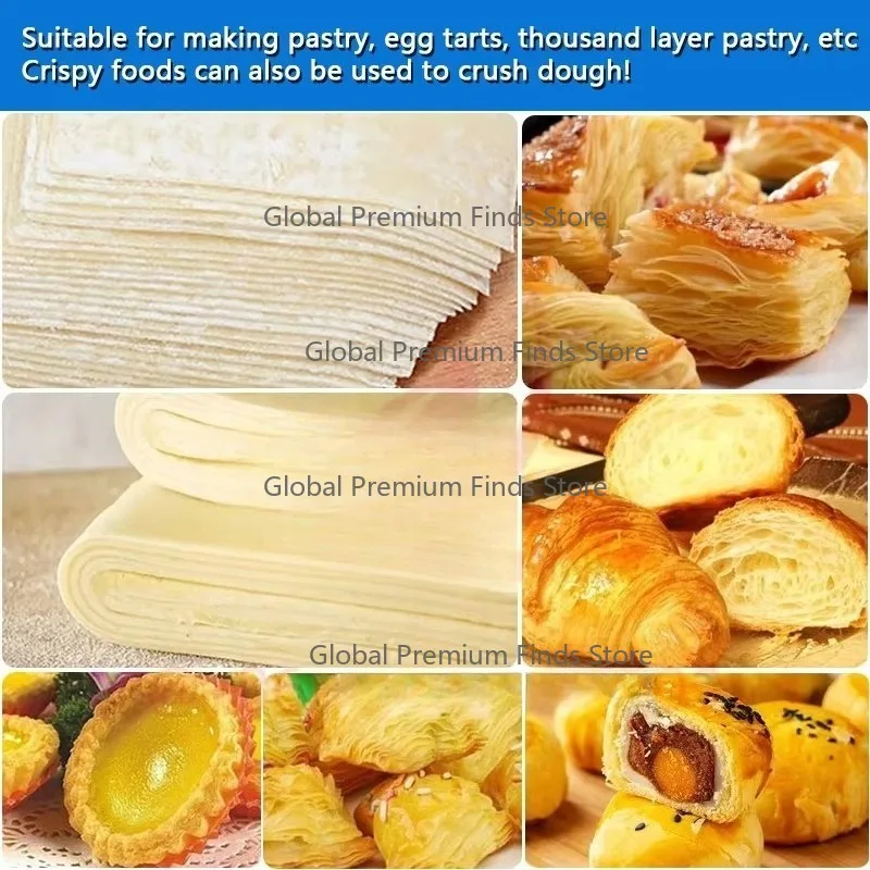 Commercial Automatic Dough Flat Sheeter Roller | Laminator Machine for Croissant, Bread and Biscuit Making
Commercial Automatic Dough Flat Sheeter Roller | Laminator Machine for Croissant, Bread and Biscuit Making