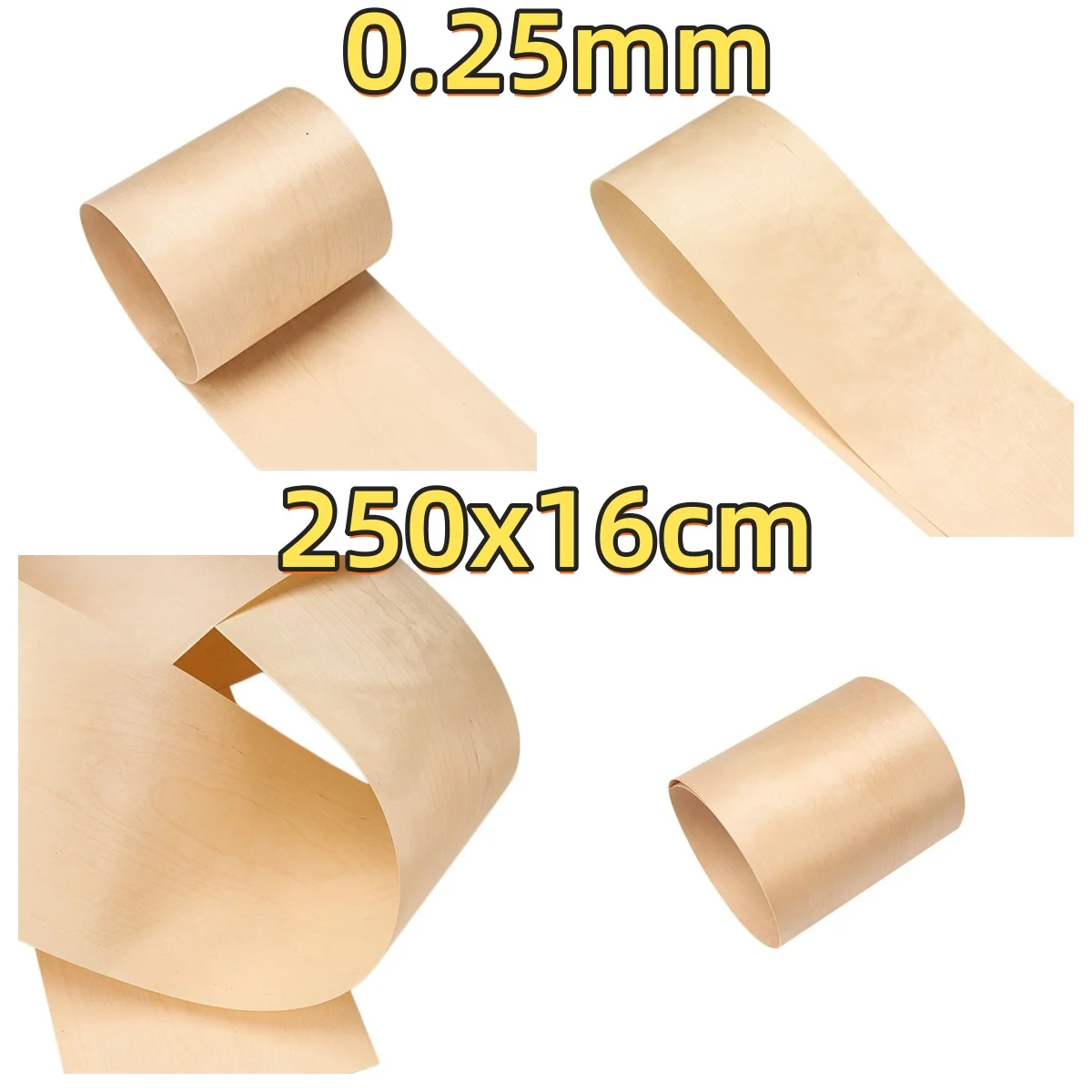 Natural White Birch Figured Veneer, 0.25mm, 250x16cm, For 3D Model Surface Decoration & Decorative Painting.
Natural White Birch Figured Veneer, 0.25mm, 250x16cm, For 3D Model Surface Decoration & Decorative Painting.