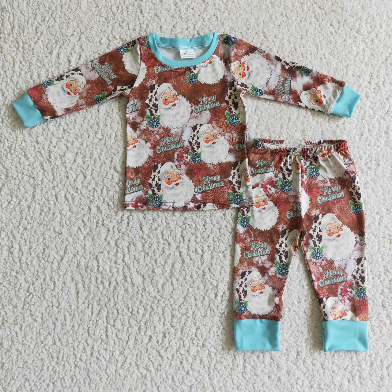 Wholesale Toddler Christmas Santa Cactus Outfit Set Baby Boy Western Pajamas Long Sleeves Shirt Children Pants Kids Clothes
Wholesale Toddler Christmas Santa Cactus Outfit Set Baby Boy Western Pajamas Long Sleeves Shirt Children Pants Kids Clothes