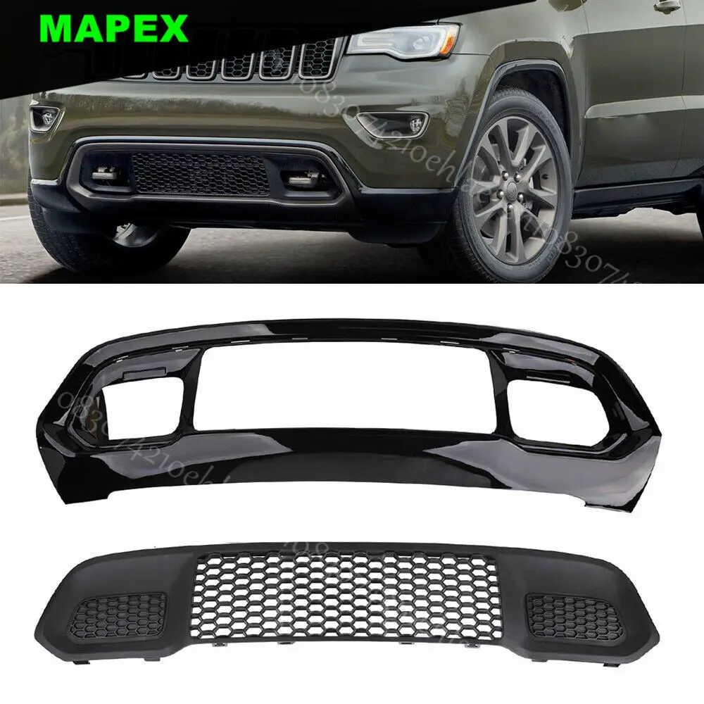 For Jeep Grand Cherokee 2017-2022 Black Front Lower Grille & Bumper Grill Bezel
For Jeep Grand Cherokee 2017-2022 Black Front Lower Grille & Bumper Grill Bezel