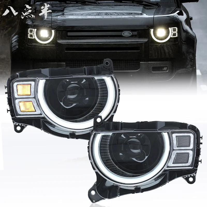 For 2020-2025 Land Rover Defender 90/110 LED Matrix Headlights New Model Upgrade And Replacement With 6500k Color Temperature
For 2020-2025 Land Rover Defender 90/110 LED Matrix Headlights New Model Upgrade And Replacement With 6500k Color Temperature