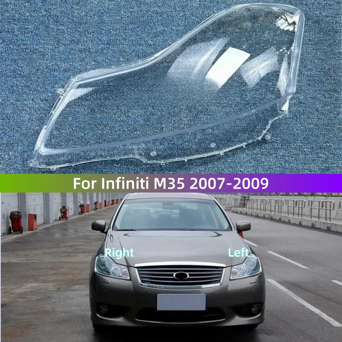 For Infiniti M35 2007 2008 2009 Automotive Accessories Glass Headlight Transparent Anti-UV And Anti-Aging
For Infiniti M35 2007 2008 2009 Automotive Accessories Glass Headlight Transparent Anti-UV And Anti-Aging