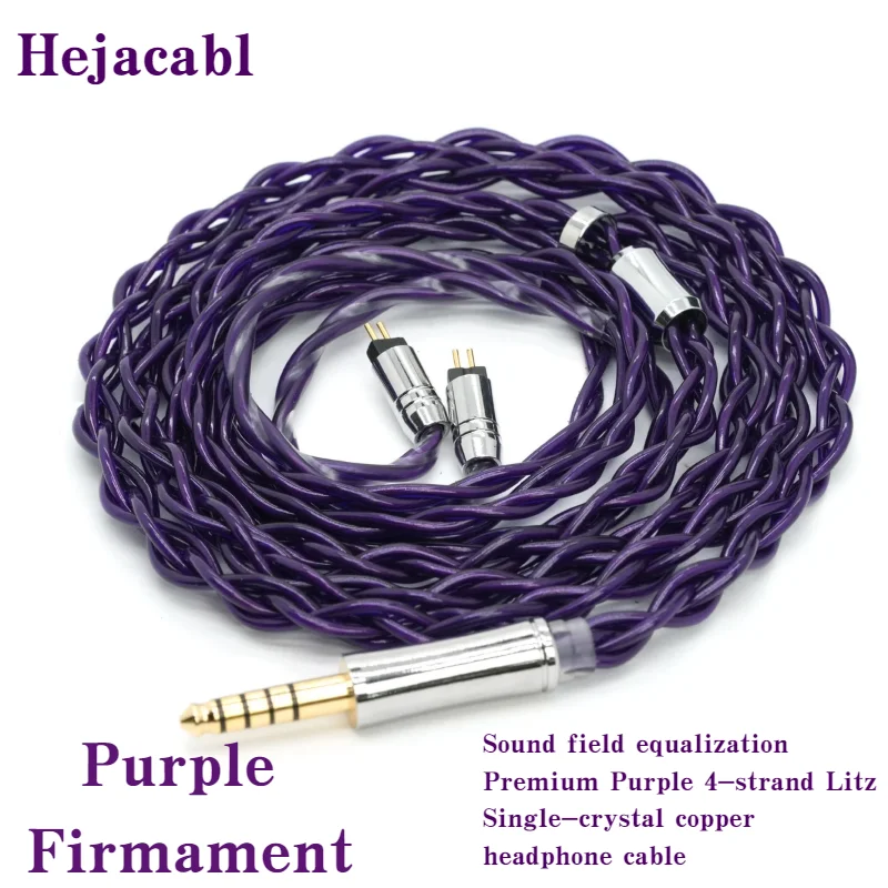 HiFi Earphone Upgrade Cable 4 Core Litz Single Crystal Copper 3.5 4.4 Balanced for MMCX 0.78mm 2Pin Detachable IEM Headphe wire
HiFi Earphone Upgrade Cable 4 Core Litz Single Crystal Copper 3.5 4.4 Balanced for MMCX 0.78mm 2Pin Detachable IEM Headphe wire