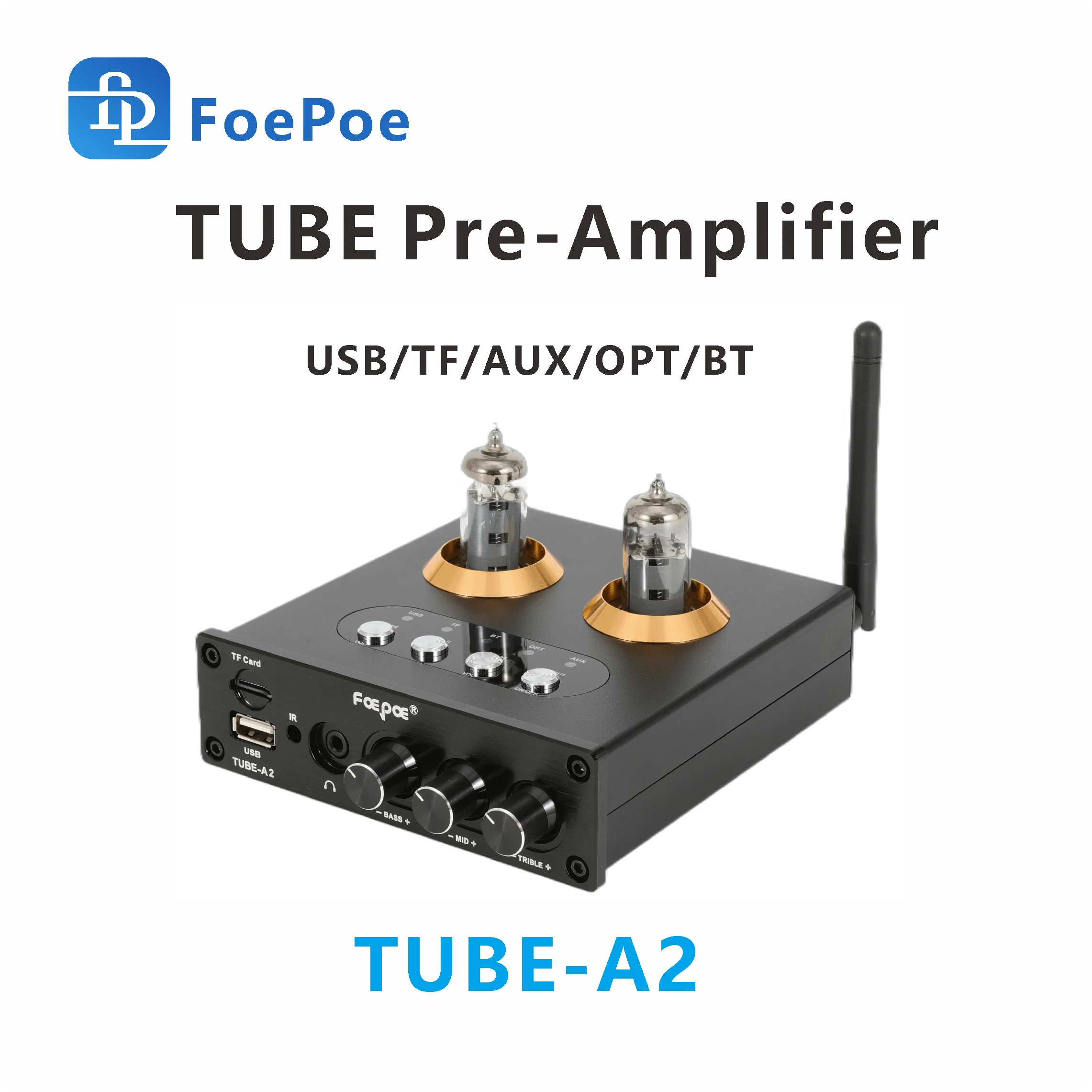 Bluetooth Tube Amplifier HiFi Stereo Preamplifier Valve Vacuum with Treble & Bass Tone Control For Home Speaker
Bluetooth Tube Amplifier HiFi Stereo Preamplifier Valve Vacuum with Treble & Bass Tone Control For Home Speaker