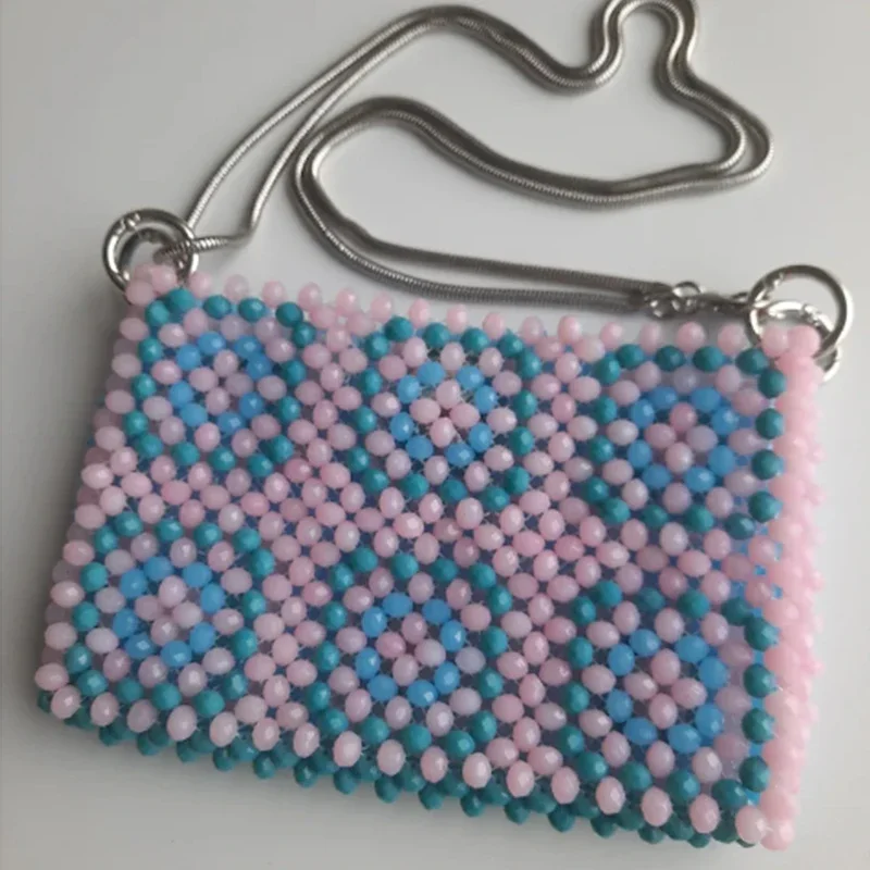 Ins Niche Design Chain Women's Shoulder Bag Crystal Bead Flower Woven Small Square Bags Versatile Fashion Handbag Customizable
Ins Niche Design Chain Women's Shoulder Bag Crystal Bead Flower Woven Small Square Bags Versatile Fashion Handbag Customizable