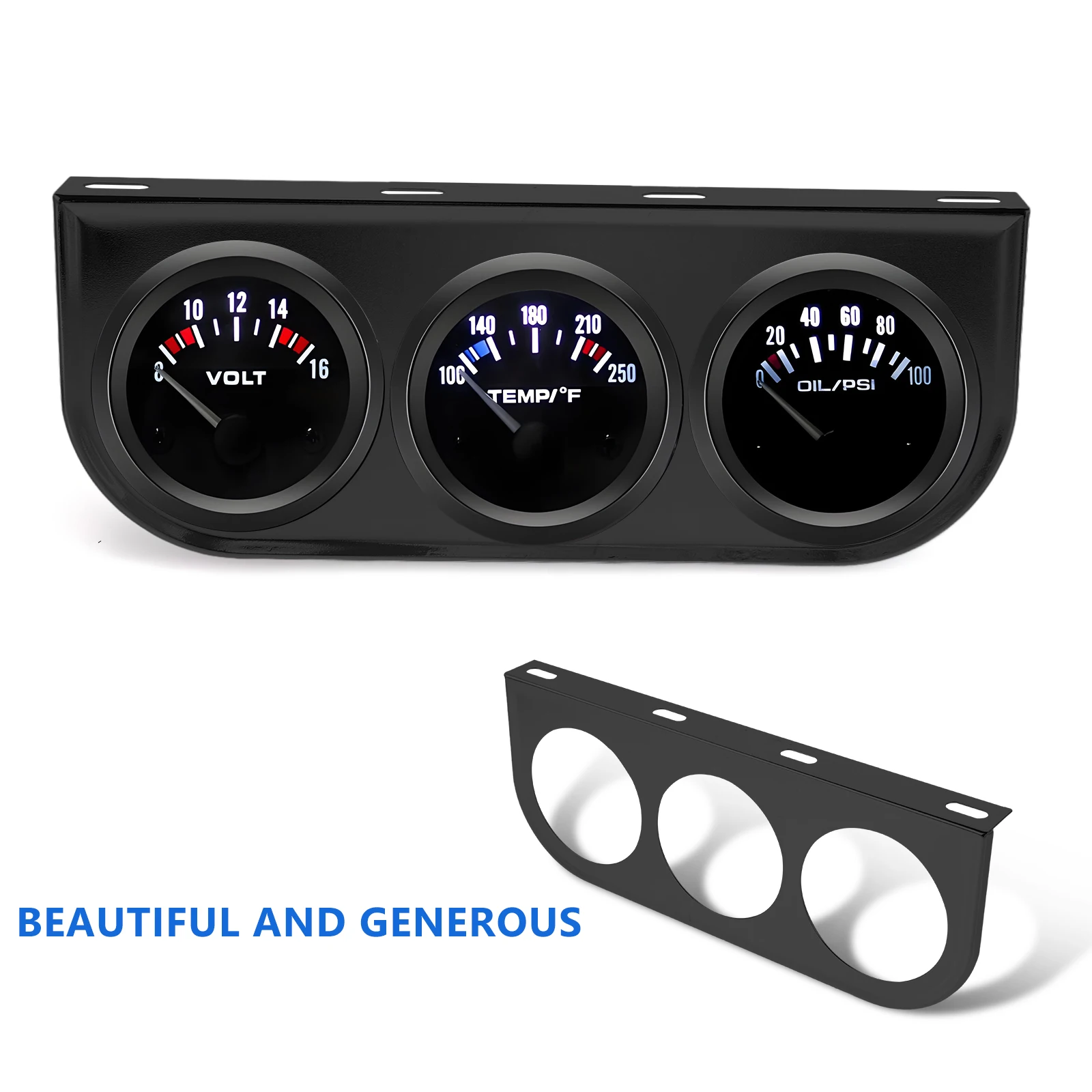 Car Instrument Holder 52MM Iron Dashboard Bracket Racing Triple Gauge Meters Pod Mount Automotive Panel Silver SUV Accessories
Car Instrument Holder 52MM Iron Dashboard Bracket Racing Triple Gauge Meters Pod Mount Automotive Panel Silver SUV Accessories