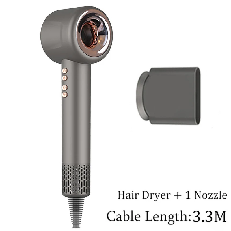 Professional Hair Dryer Leafless Hair Dryer Salon Negative Ionic Blow Hair Dryers Hot/Cold Air Blow Dryer 1600W
Professional Hair Dryer Leafless Hair Dryer Salon Negative Ionic Blow Hair Dryers Hot/Cold Air Blow Dryer 1600W