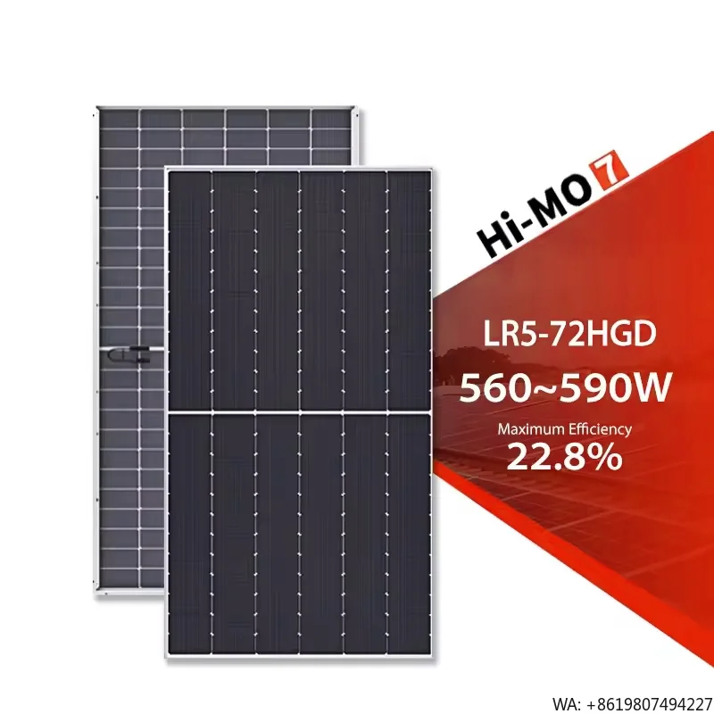 Longi HiMo 7 Solar Panels With HPBC Technology LR5-72HGD 600W 605W 610W 615W 620W Tier One in Stock
Longi HiMo 7 Solar Panels With HPBC Technology LR5-72HGD 600W 605W 610W 615W 620W Tier One in Stock
