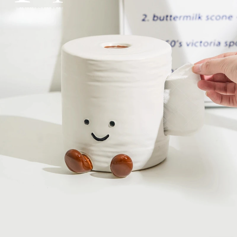 Living Room Napkin Tissue Boxes Cute Bathroom Toilet Paper Simplicity Tissue Boxes Kitchen Ceramic Storage Assorbente MHZJH
Living Room Napkin Tissue Boxes Cute Bathroom Toilet Paper Simplicity Tissue Boxes Kitchen Ceramic Storage Assorbente MHZJH