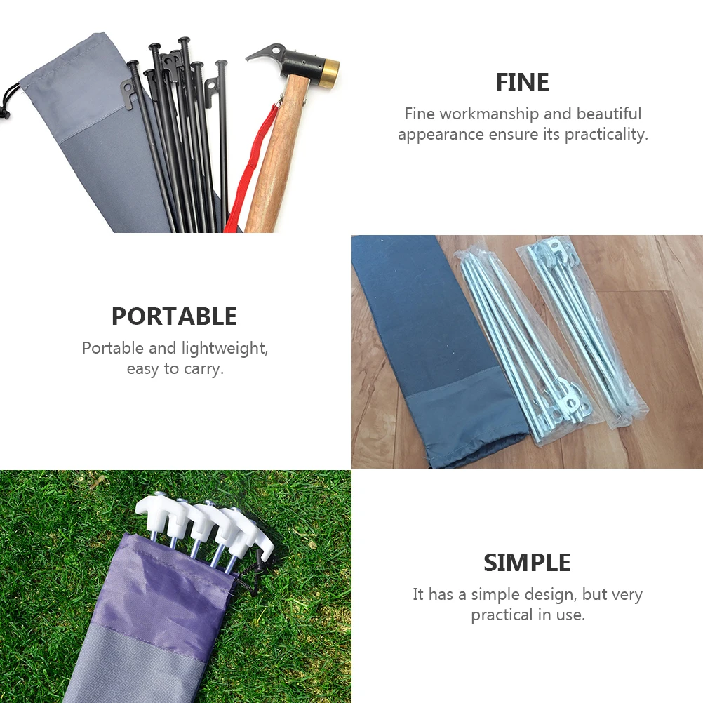 4 Pcs Accessories Tingbag Travel Camping Tent 600d Reinforced Oxford Cloth Storage Peg
4 Pcs Accessories Tingbag Travel Camping Tent 600d Reinforced Oxford Cloth Storage Peg