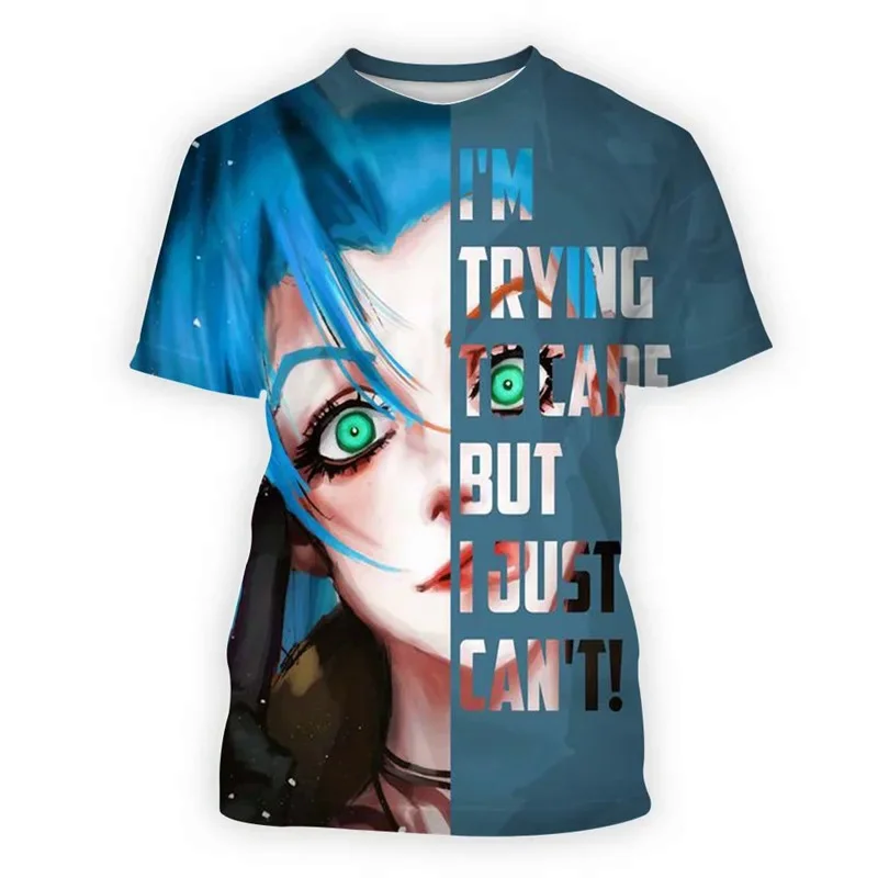 Hot Sale Arcane League Jinx T-shirts 3D Print Men/Women Adult Anime T-shirt Fashion Harajuku Cartoon Tees Kids Y2k Tops Clothing
Hot Sale Arcane League Jinx T-shirts 3D Print Men/Women Adult Anime T-shirt Fashion Harajuku Cartoon Tees Kids Y2k Tops Clothing