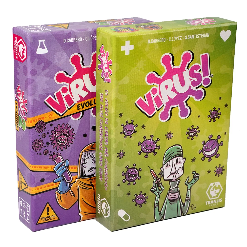 Настольная игра Virus, карта, правильная версия, игра для вечеринок для забавных семейных игр
Настольная игра Virus, карта, правильная версия, игра для вечеринок для забавных семейных игр