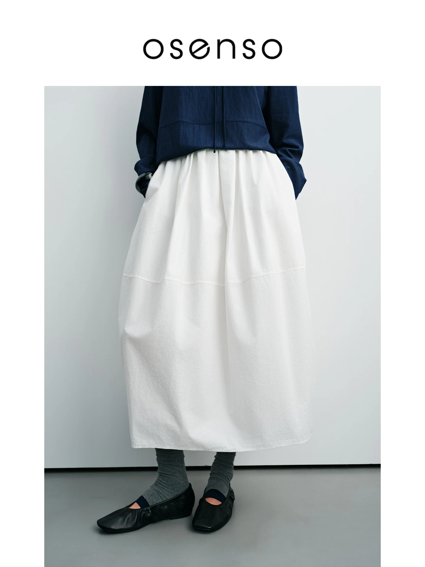 Osenso Pure Cotton Chiffon Pleated Commute Skirt Women's mid Waist Bloomer Style Spring Season Fashion Ladies' Skirts
Osenso Pure Cotton Chiffon Pleated Commute Skirt Women's mid Waist Bloomer Style Spring Season Fashion Ladies' Skirts