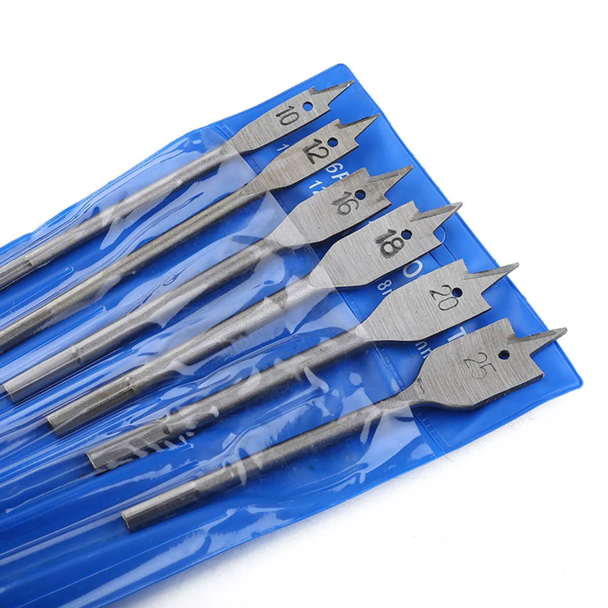 6Pcs Wood Spade Drill Bit Set Flat Carbon Steel Sharp Paddle Bits for Power Drill Woodworking Tools Spade Bit
6Pcs Wood Spade Drill Bit Set Flat Carbon Steel Sharp Paddle Bits for Power Drill Woodworking Tools Spade Bit