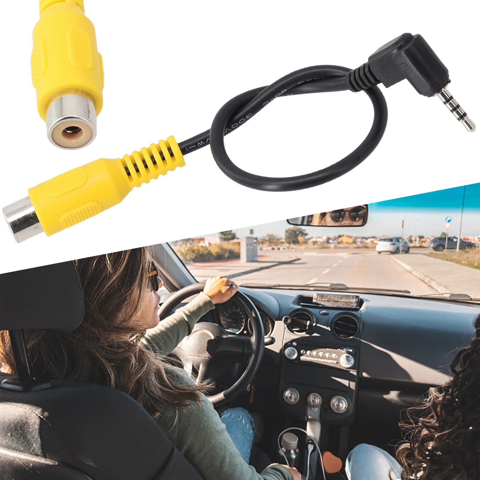Car AV Input Converter Cable Direct Installation Motorcycles Navigation Machine Parking Camera Rear View Reverse
Car AV Input Converter Cable Direct Installation Motorcycles Navigation Machine Parking Camera Rear View Reverse
