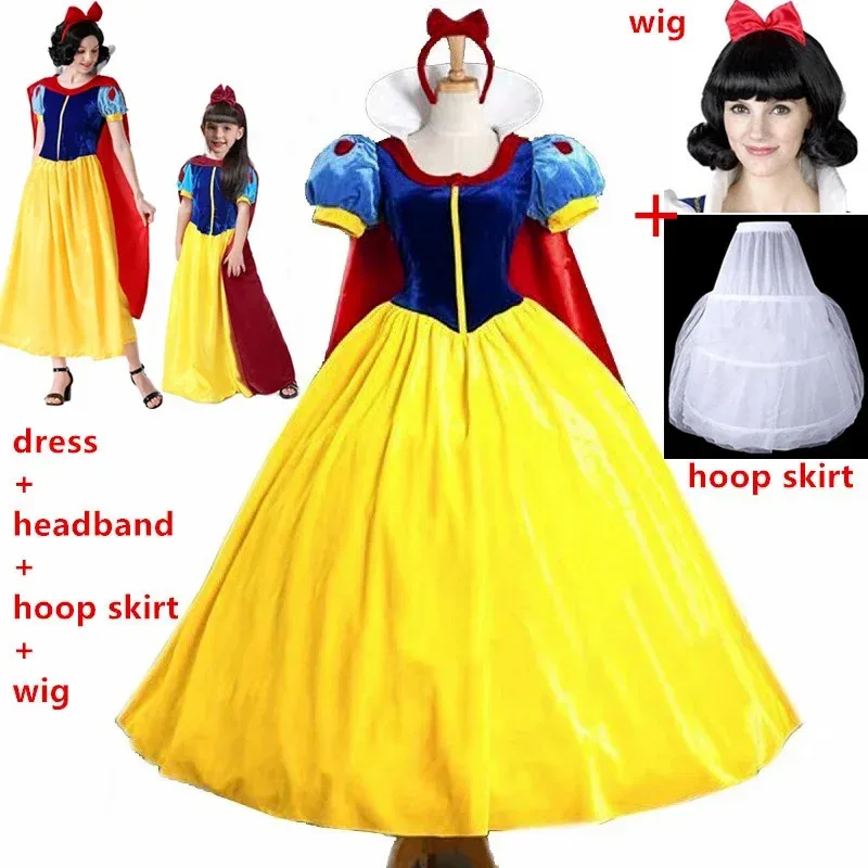 Women Girls Snow White Dress Adult kids Prom Princess Dress Birthday Party Cinderella Snow White Princess Cosplay Costume Dress
Women Girls Snow White Dress Adult kids Prom Princess Dress Birthday Party Cinderella Snow White Princess Cosplay Costume Dress