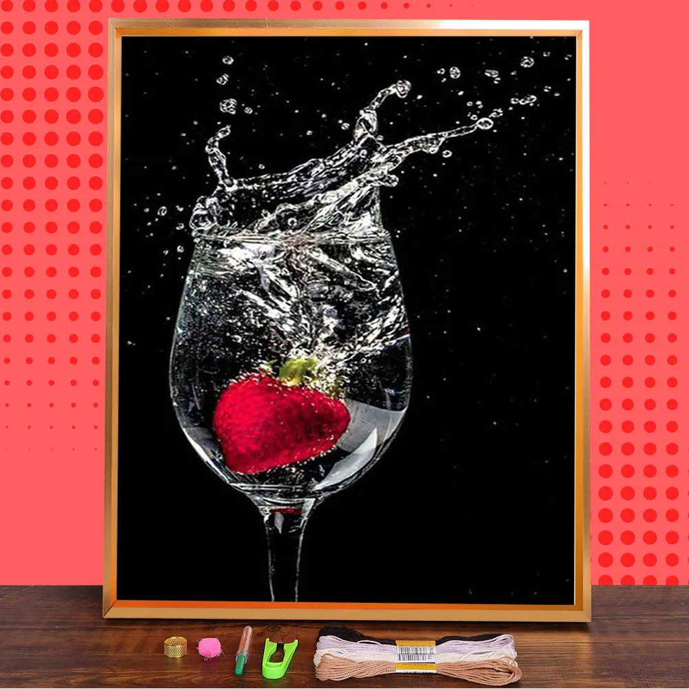 Wine Glass Printed Canvas 11CT Cross-Stitch DIY Embroidery Kit DMC Threads Handmade Craft Handiwork Hobby Sales Needle
Wine Glass Printed Canvas 11CT Cross-Stitch DIY Embroidery Kit DMC Threads Handmade Craft Handiwork Hobby Sales Needle