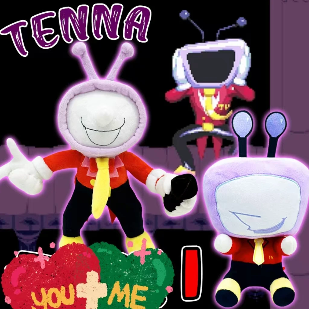 Плюшевая игрушка DELTARUNE Tenna с героями мультфильмов, 29 см, кавайная мягкая кукла, аниме, плюшевые игрушки для мальчиков и девочек, подарок на день рождения, Рождество
Плюшевая игрушка DELTARUNE Tenna с героями мультфильмов, 29 см, кавайная мягкая кукла, аниме, плюшевые игрушки для мальчиков и девочек, подарок на день рождения, Рождество