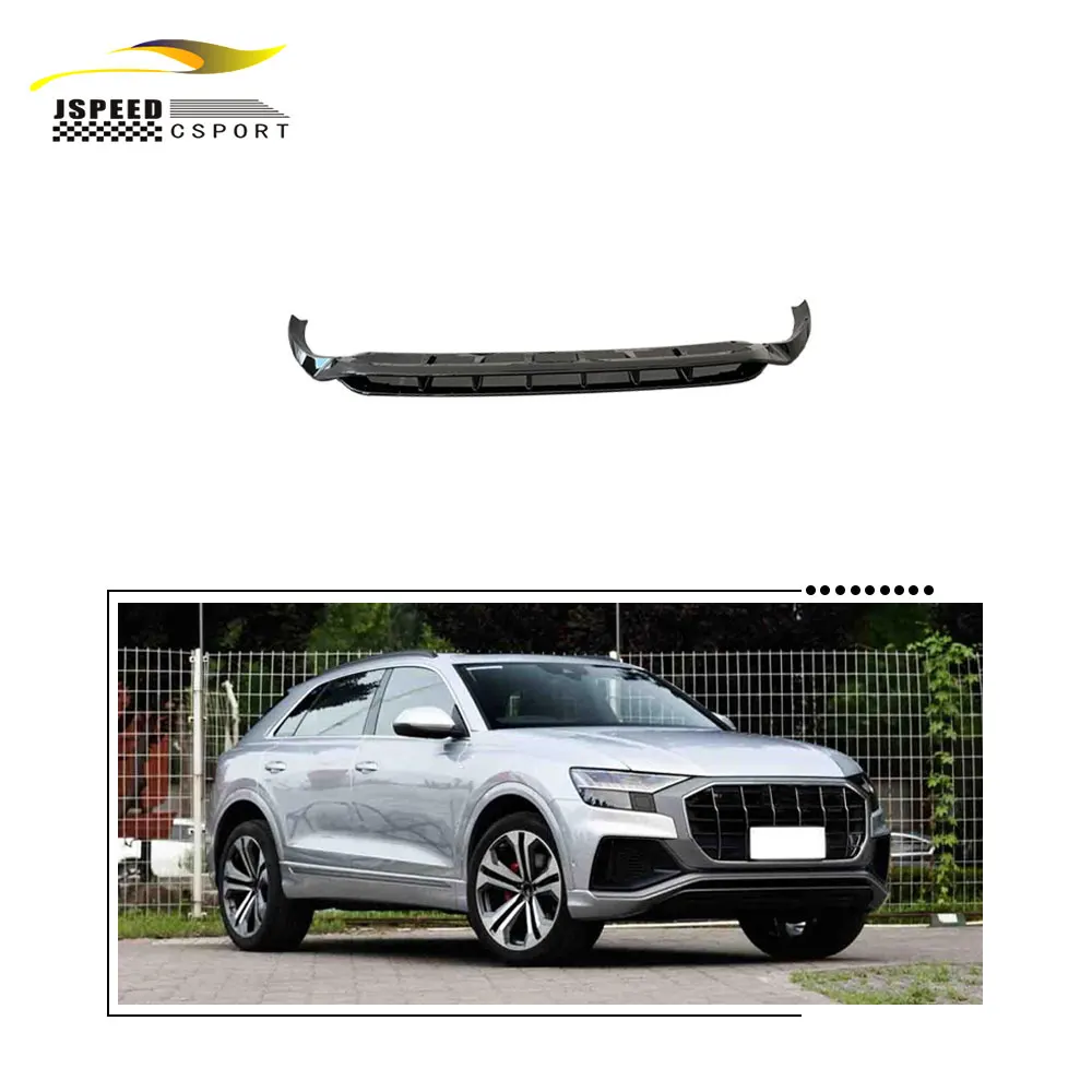 Подходит для Audi 2019-2022 ABS глянцевая окрашенная губа переднего бампера Q8 Sport 
Подходит для Audi 2019-2022 ABS глянцевая окрашенная губа переднего бампера Q8 Sport