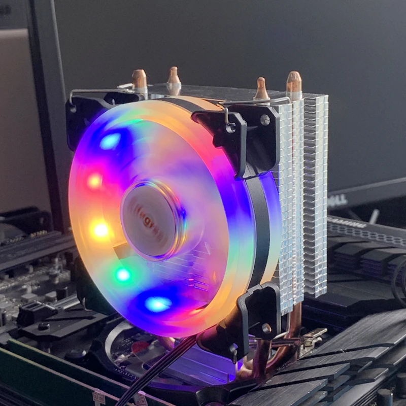90MM CPU Air Cooler 2 heatpipes PC Processor Radiator For Intel LGA 1366 1150 1151 1155 1200 1700 2011 X99 AM4 AM5 Ventilador
90MM CPU Air Cooler 2 heatpipes PC Processor Radiator For Intel LGA 1366 1150 1151 1155 1200 1700 2011 X99 AM4 AM5 Ventilador