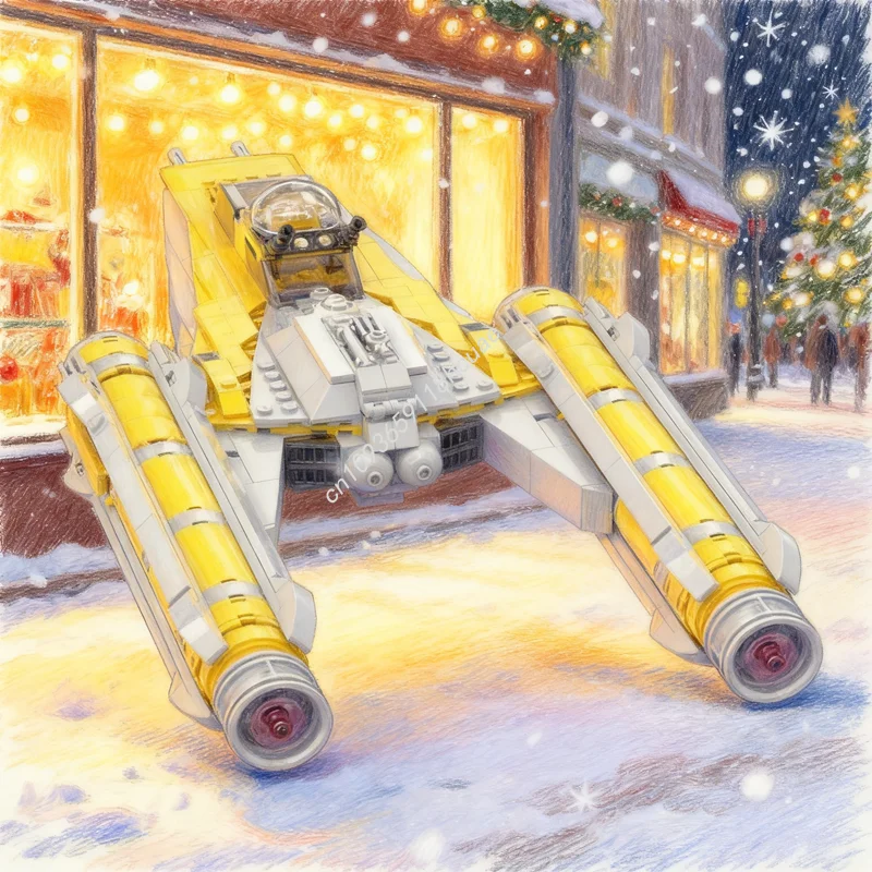 601pcs MOC Clone Wars Starfighter Yellow Star Battle Model Building Blocks Architecture Toy Christmas Gifts Idea Brick Kids
601pcs MOC Clone Wars Starfighter Yellow Star Battle Model Building Blocks Architecture Toy Christmas Gifts Idea Brick Kids