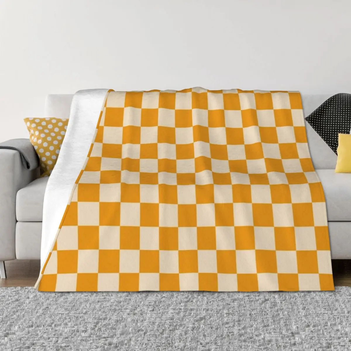 Checkerboard Mini Check Checked Pattern in Honey Mustard and Cream Throw Blanket Thin Blankets For Bed Hairy Blankets
Checkerboard Mini Check Checked Pattern in Honey Mustard and Cream Throw Blanket Thin Blankets For Bed Hairy Blankets