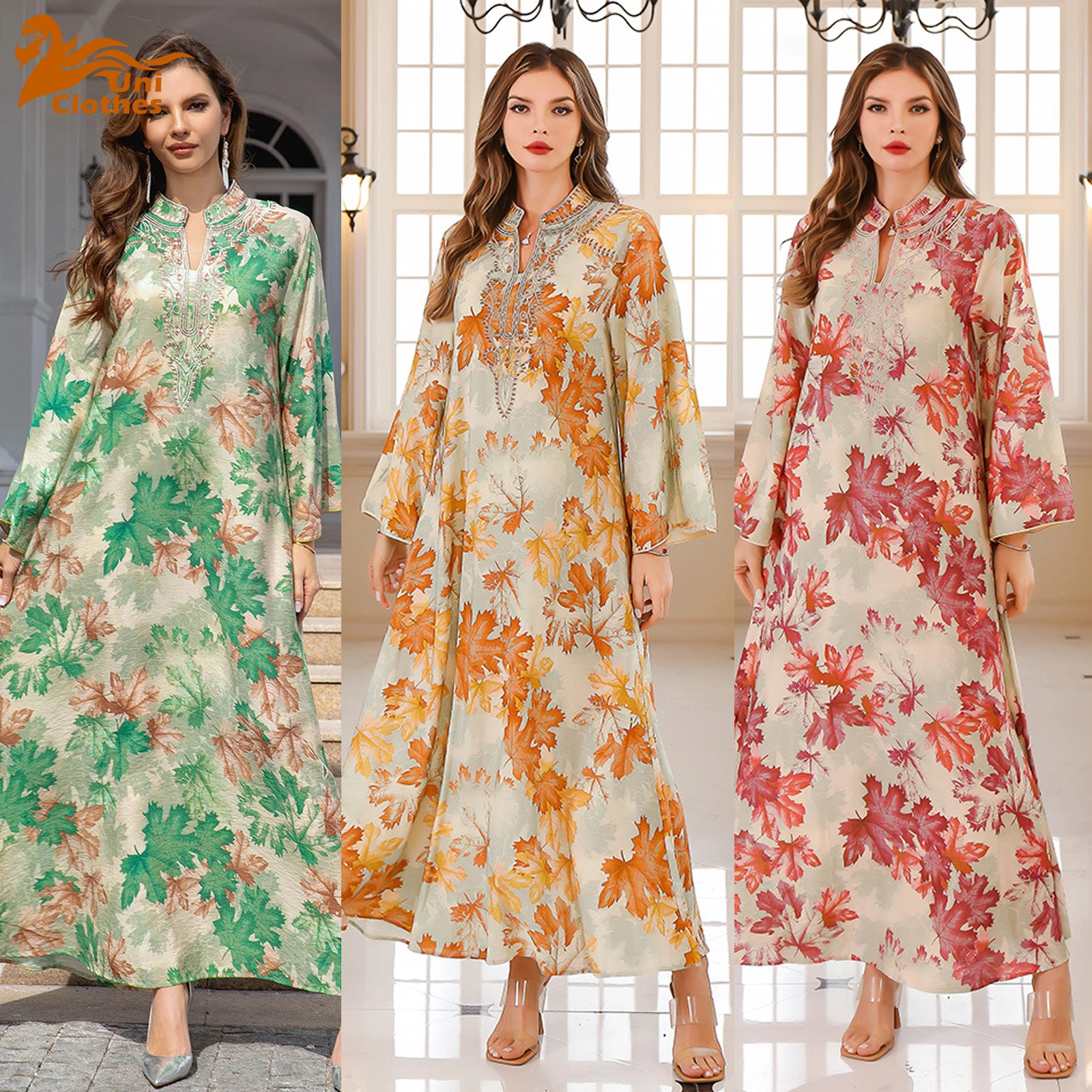 UNI 2025 Eid Muslim Party Dress for Women Ramadan Abaya Embroidery Long Dress Morocco Kaftan Vestidos Largos Dubai Robe Jalabiya
UNI 2025 Eid Muslim Party Dress for Women Ramadan Abaya Embroidery Long Dress Morocco Kaftan Vestidos Largos Dubai Robe Jalabiya
