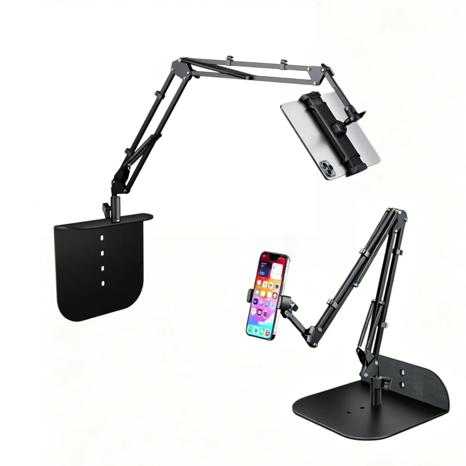 Gooseneck Tablet Stand Holder for Bed Sofa Flexible Metal Clamp Mount for 4.7''-13'' Phone Tablet IPad Tripod Stand Floor
Gooseneck Tablet Stand Holder for Bed Sofa Flexible Metal Clamp Mount for 4.7''-13'' Phone Tablet IPad Tripod Stand Floor
