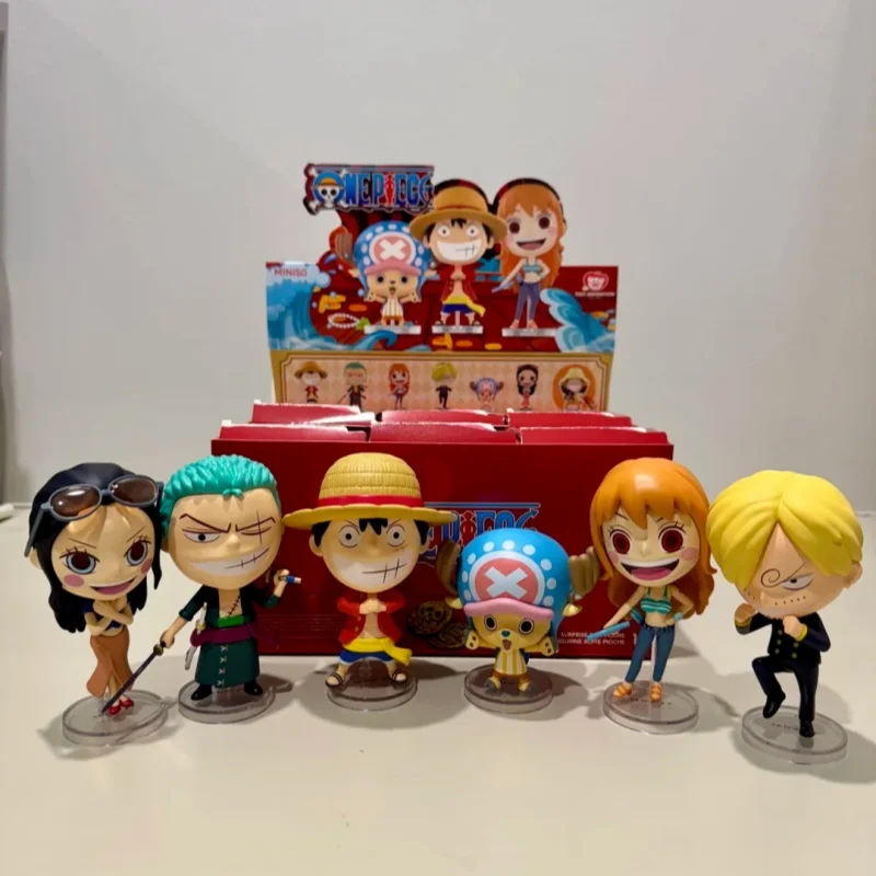 Genuine Miniso One Piece Monkey D. Luffy Roronoa Zoro Nami Q-Version Blind Box Anime Figure Model Figurine Toy Gift
Genuine Miniso One Piece Monkey D. Luffy Roronoa Zoro Nami Q-Version Blind Box Anime Figure Model Figurine Toy Gift