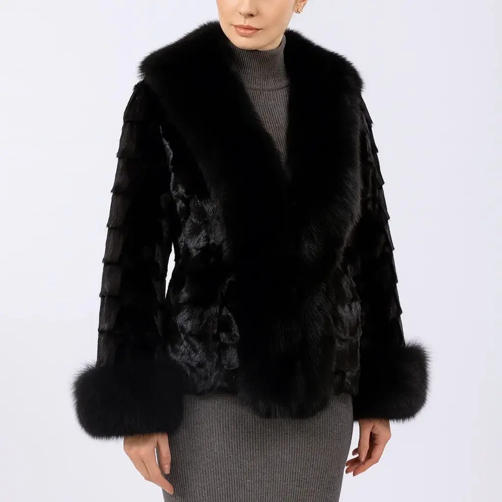 Real Mink Fur Coat for winter 230602
Real Mink Fur Coat for winter 230602