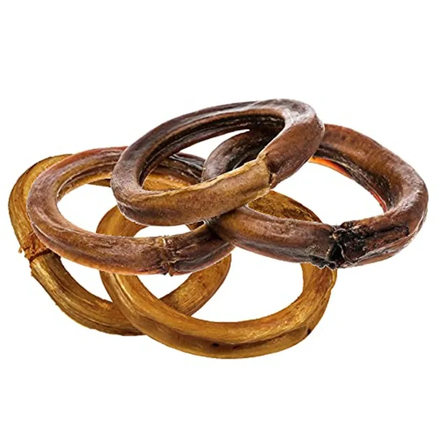 Bully Stick Rings for Dogs - 20 Pack 4 Premium All Natural Long Twisted Beef Pizzle Dog Chew Treats Low Odor Grain Free Fully D
Bully Stick Rings for Dogs - 20 Pack 4 Premium All Natural Long Twisted Beef Pizzle Dog Chew Treats Low Odor Grain Free Fully D
