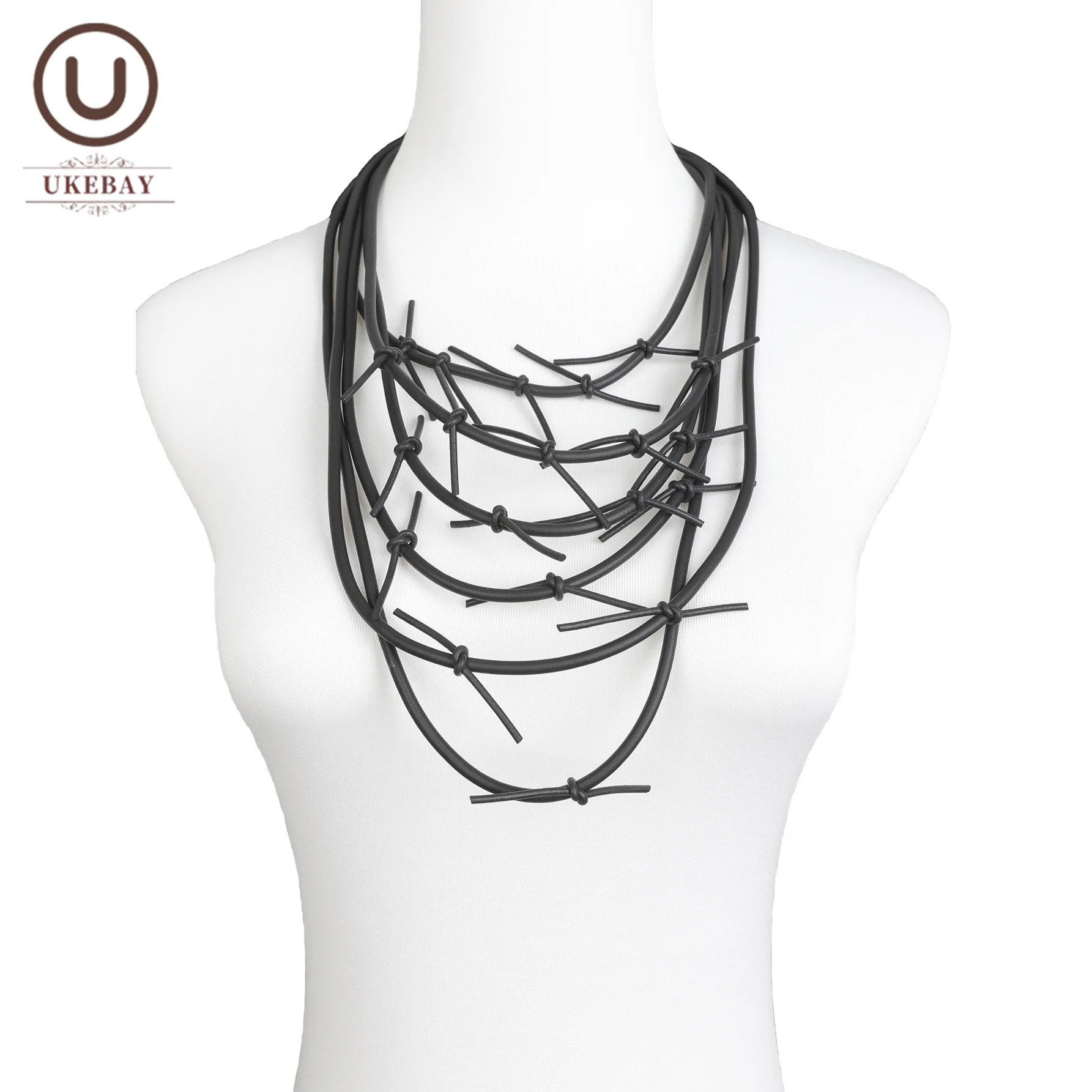 UKEBAY New Multi-layered Tassel Black Collar Rubber Chain Women's Personalized Hand-designed Jewelry Gothic Bohemian Necklace
UKEBAY New Multi-layered Tassel Black Collar Rubber Chain Women's Personalized Hand-designed Jewelry Gothic Bohemian Necklace