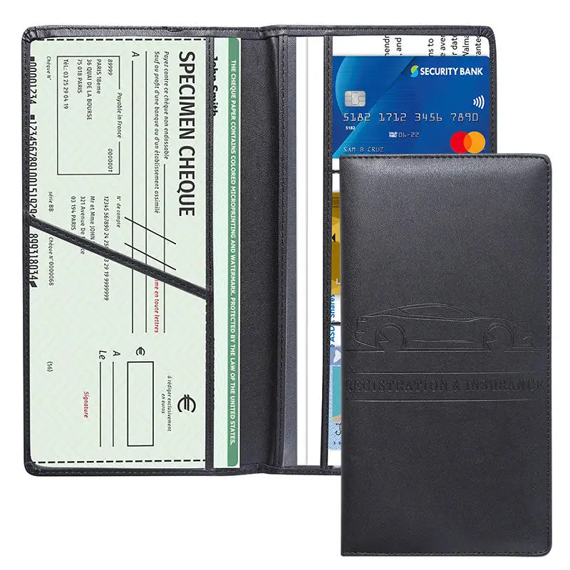New Car Registration Insurance Holder Leather Men Driving License Cover Auto Documents Storage Bag Credit Card
New Car Registration Insurance Holder Leather Men Driving License Cover Auto Documents Storage Bag Credit Card