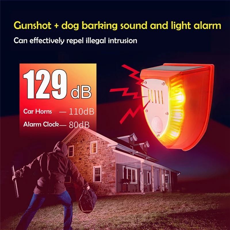 AT21-Alarm Animal Repellent Anti Wild Boar Drive Professional Alarm Anti-Theft Flashing Remote Control Siren Sensor Alarm
AT21-Alarm Animal Repellent Anti Wild Boar Drive Professional Alarm Anti-Theft Flashing Remote Control Siren Sensor Alarm