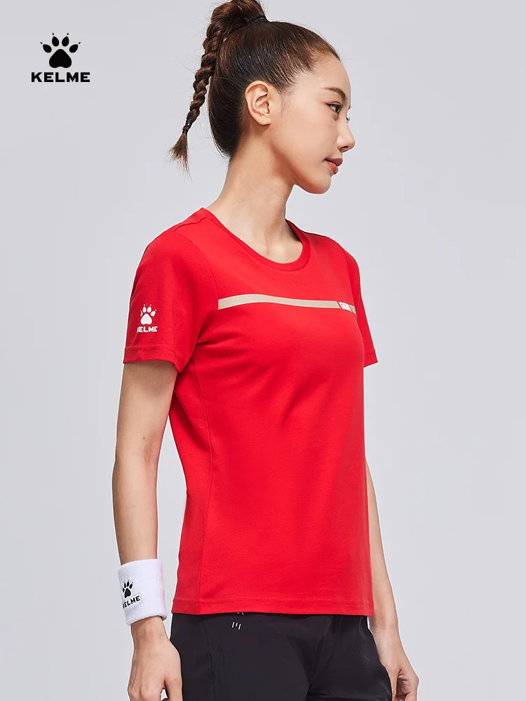 Kelme Women's Sports T-shirt Casual Breathable Running Short-sleeved Quick-drying Fitness Training Suit Yoga Round Neck Top
Kelme Women's Sports T-shirt Casual Breathable Running Short-sleeved Quick-drying Fitness Training Suit Yoga Round Neck Top
