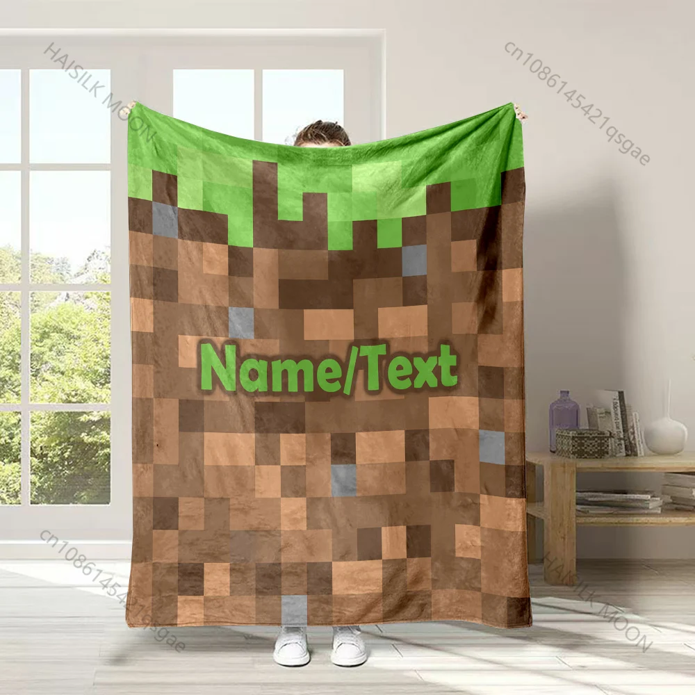 7 Styles Personalized Custom Name Blanket Pixel Grid Printed Game for Sofa Bed Travel Camping Cover Blankets for Gifts
7 Styles Personalized Custom Name Blanket Pixel Grid Printed Game for Sofa Bed Travel Camping Cover Blankets for Gifts