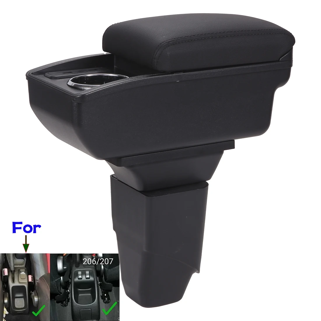 For PEUGEOT 206 Armrest Box For Peugeot 207 cc Cabrio Car Armrest Storage Box Interior Dedicated Retrofit parts Car Accessories
For PEUGEOT 206 Armrest Box For Peugeot 207 cc Cabrio Car Armrest Storage Box Interior Dedicated Retrofit parts Car Accessories