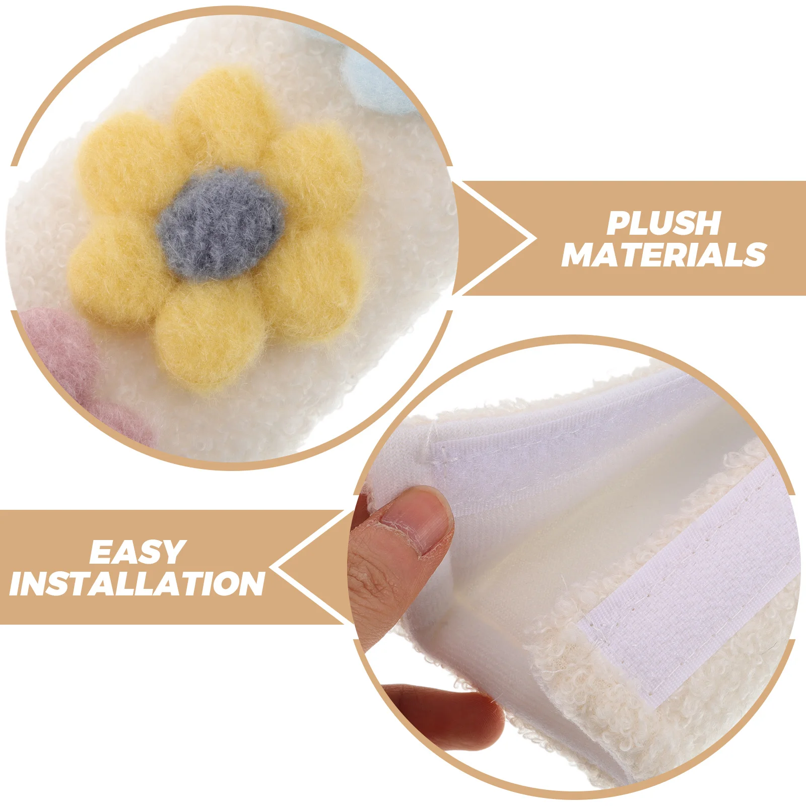 2pcs Flower Seat Strap Covers Decorative Pads Comfortable Shoulder Cushion Universal Fit Durable Easy
2pcs Flower Seat Strap Covers Decorative Pads Comfortable Shoulder Cushion Universal Fit Durable Easy