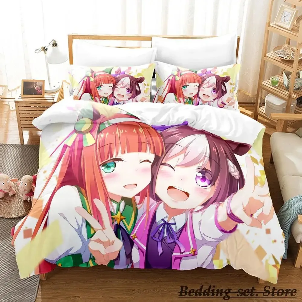 Pretty Derby Bedding Set Single Twin Full Queen King Size Bed Set Adult Kid Bedroom Duvetcover Sets Anime parure de lit Bed
Pretty Derby Bedding Set Single Twin Full Queen King Size Bed Set Adult Kid Bedroom Duvetcover Sets Anime parure de lit Bed