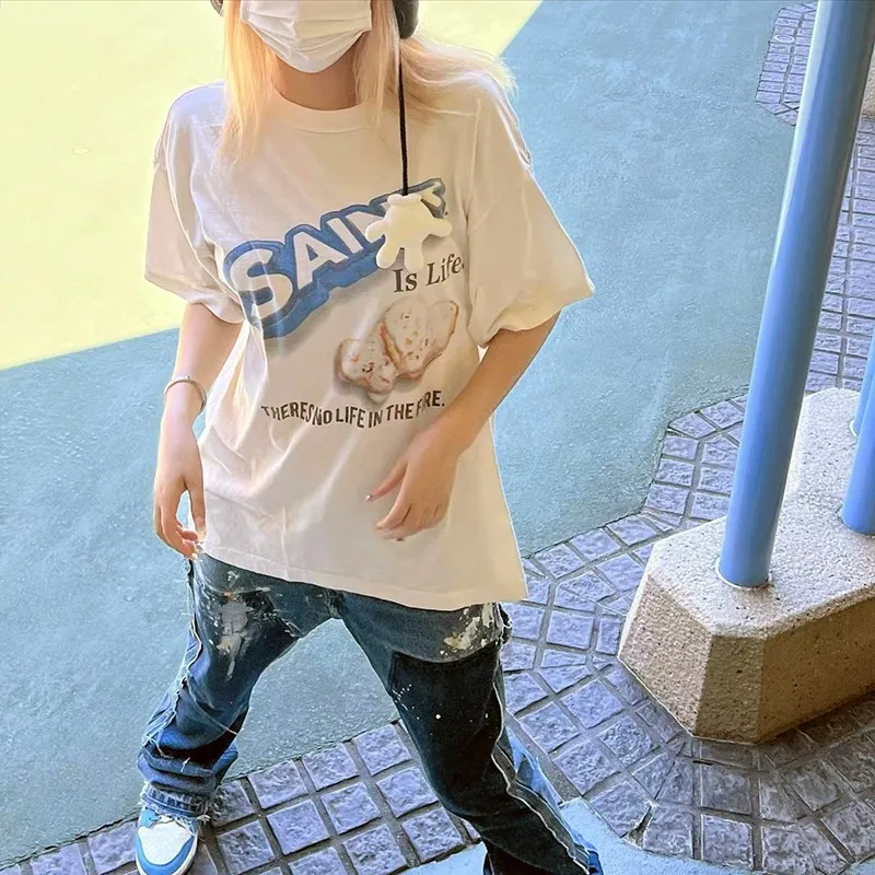 Футболка Waed Oreo Cookie с круглым вырезом и коротким рукавом, свободного кроя, модная, молодежная, летняя, повседневная, из хлопковой ткани, с буквенным принтом
Футболка Waed Oreo Cookie с круглым вырезом и коротким рукавом, свободного кроя, модная, молодежная, летняя, повседневная, из хлопковой ткани, с буквенным принтом