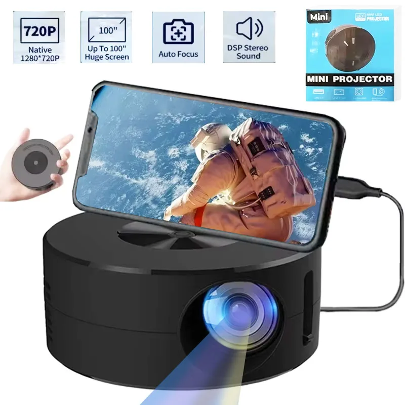 Yt200 Mini projector portable LED video home theater auto focus mobile cinema same screen HD Smart projector for iPhone Android
Yt200 Mini projector portable LED video home theater auto focus mobile cinema same screen HD Smart projector for iPhone Android