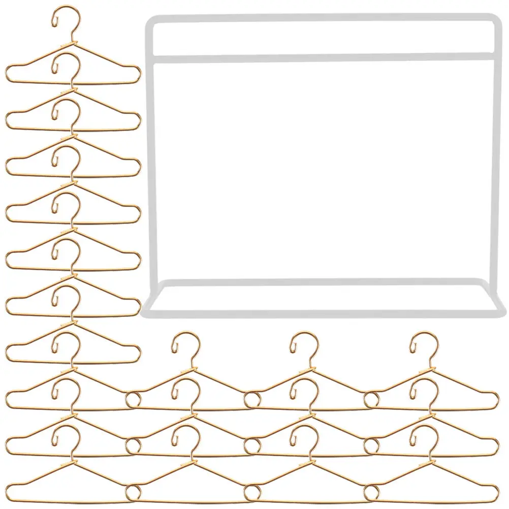1Set Mini Clothes Display Rack High Grade Material Perfect Decoration Mini Hangers Dress Hangers
1Set Mini Clothes Display Rack High Grade Material Perfect Decoration Mini Hangers Dress Hangers