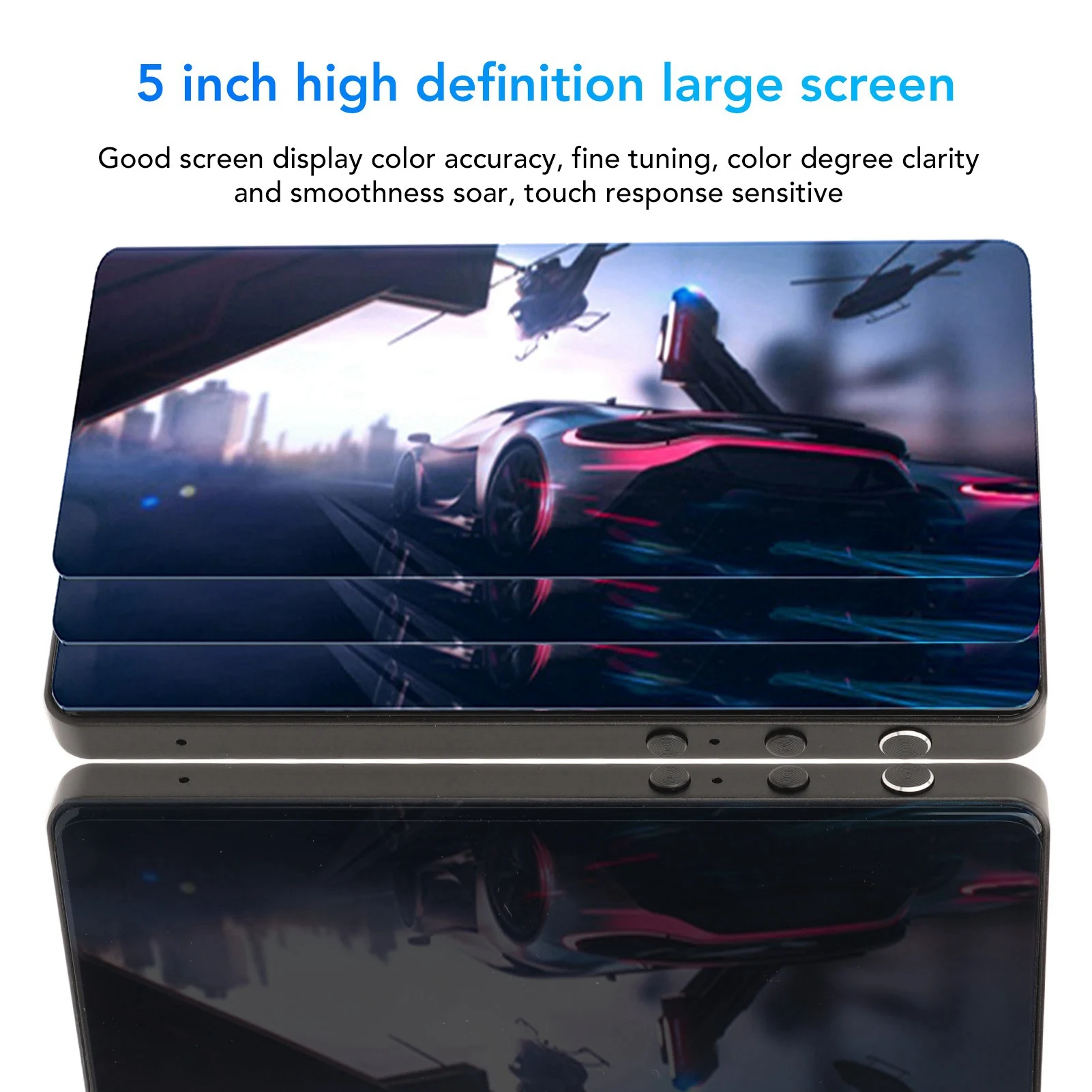 5.0 Inch MP4 Player Full Touch HD Screen Bluetooth WiFi Portable Music Player for Sports Study Running for Android MP4 Player
5.0 Inch MP4 Player Full Touch HD Screen Bluetooth WiFi Portable Music Player for Sports Study Running for Android MP4 Player