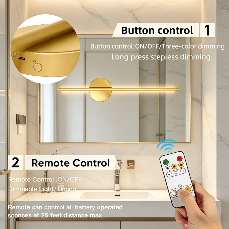 Battery Operated Wall Sconce Wireless LED Light 5v with Remote Control USB Rechargeable Wall Lights for Bedroom Living Room
Battery Operated Wall Sconce Wireless LED Light 5v with Remote Control USB Rechargeable Wall Lights for Bedroom Living Room